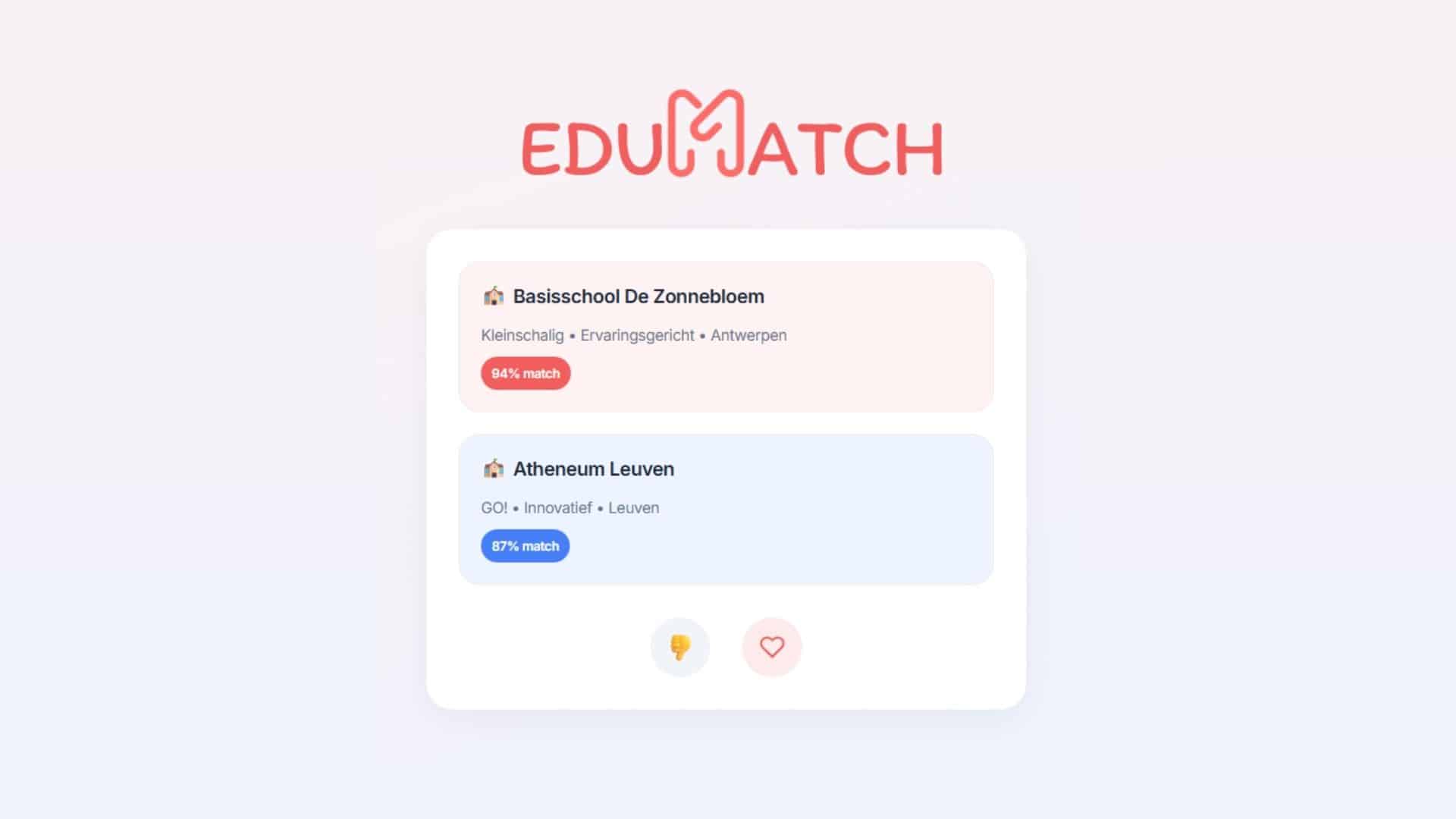 Edumatch matching-platform voor scholen en leerkrachten