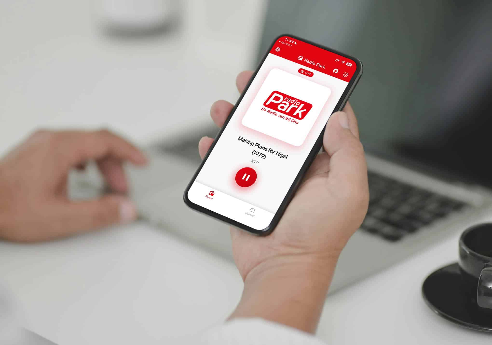 Mobiele apps voor Radio Park